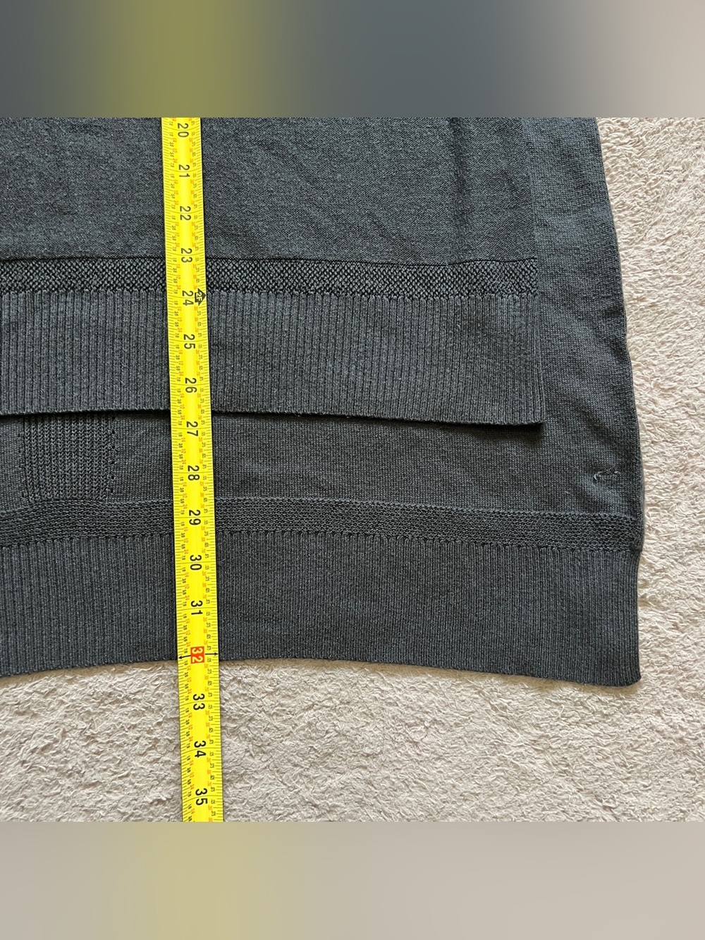 Lululemon Athletic Be At Ease Poncho High-Low Hem Preppy Minimalist Capsule OS - Picture 5 of 6